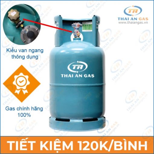 Đổi gas 12kg tại Thái An Gas tiết kiệm đến 120K/bình